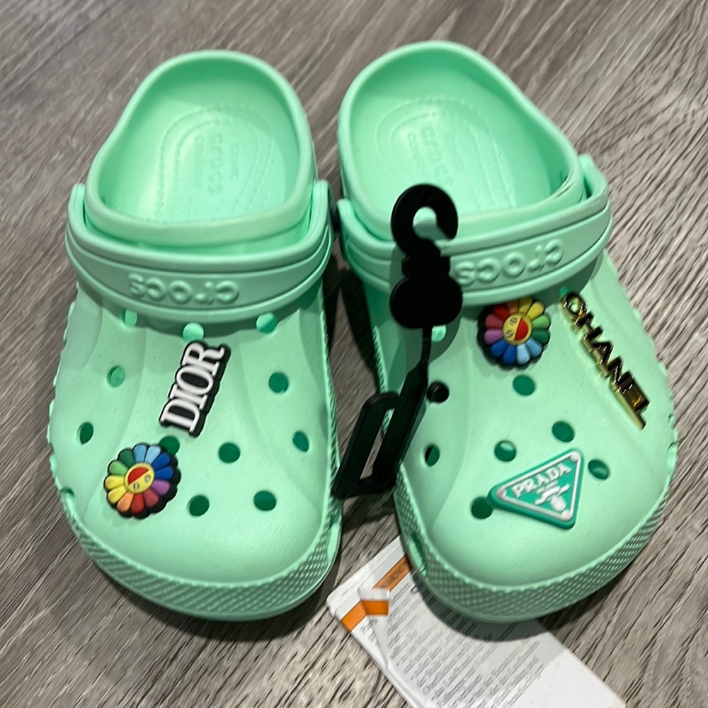 Dior Prada Crocs for kids